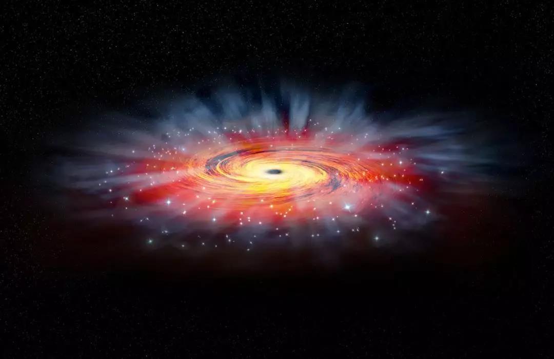 宇宙战斗机，银河系中央黑洞突然食欲大增 但不会危及地球