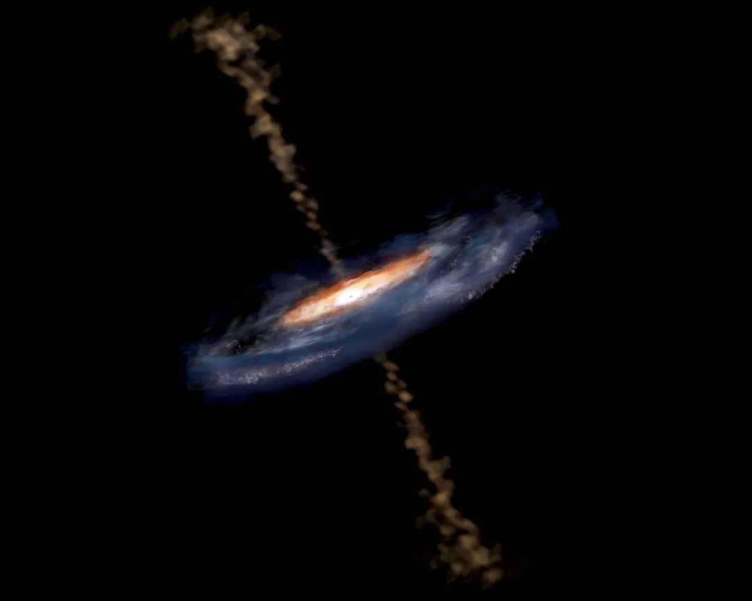 宇宙之匙，天文学家震惊！首次发现黑洞行使磁场进食