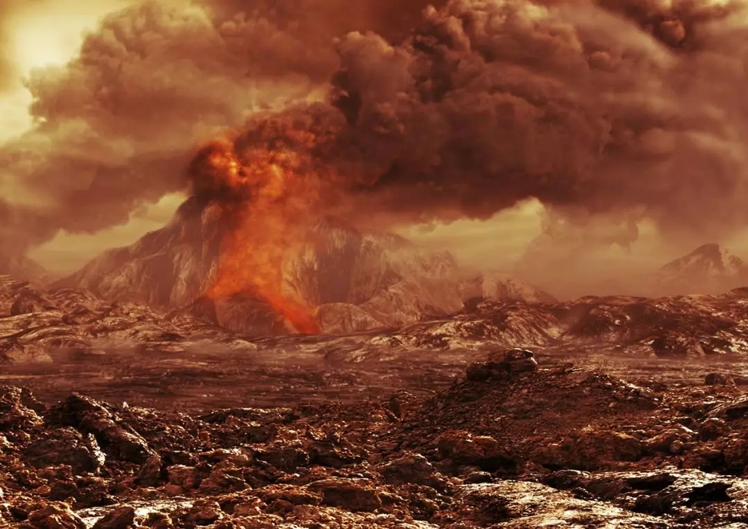 宇宙之外是什么，猛烈火山流动让金星从水天下沦为炼狱