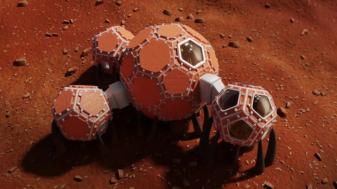 宇宙识博网，未来的火星栖息地长什么样？先睹为快