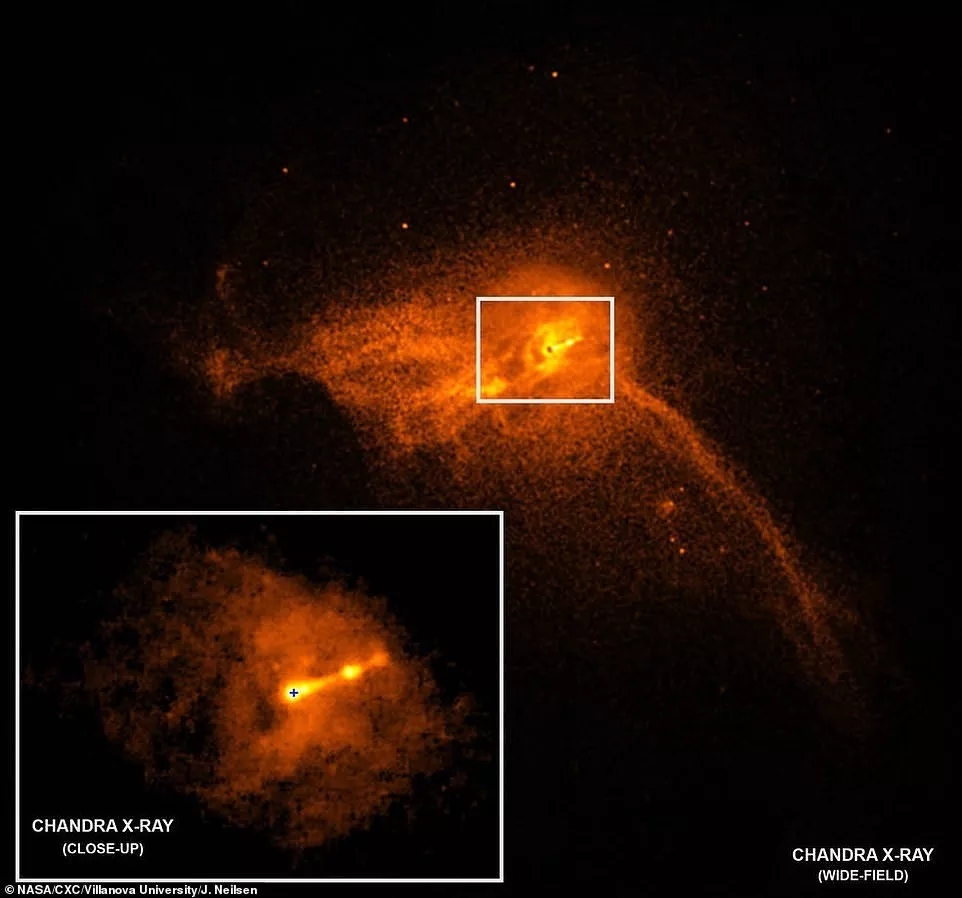 宇宙小姐mv，昨天直播的M87中央黑洞再领会一下！喷射高能粒子流 延伸1000光年