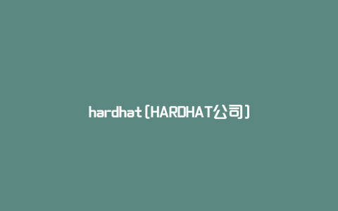 hardhat[HARDHAT公司]